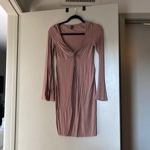 Brown Long Sleeve Dress Maternity